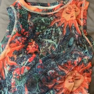 Shein crop top mesh